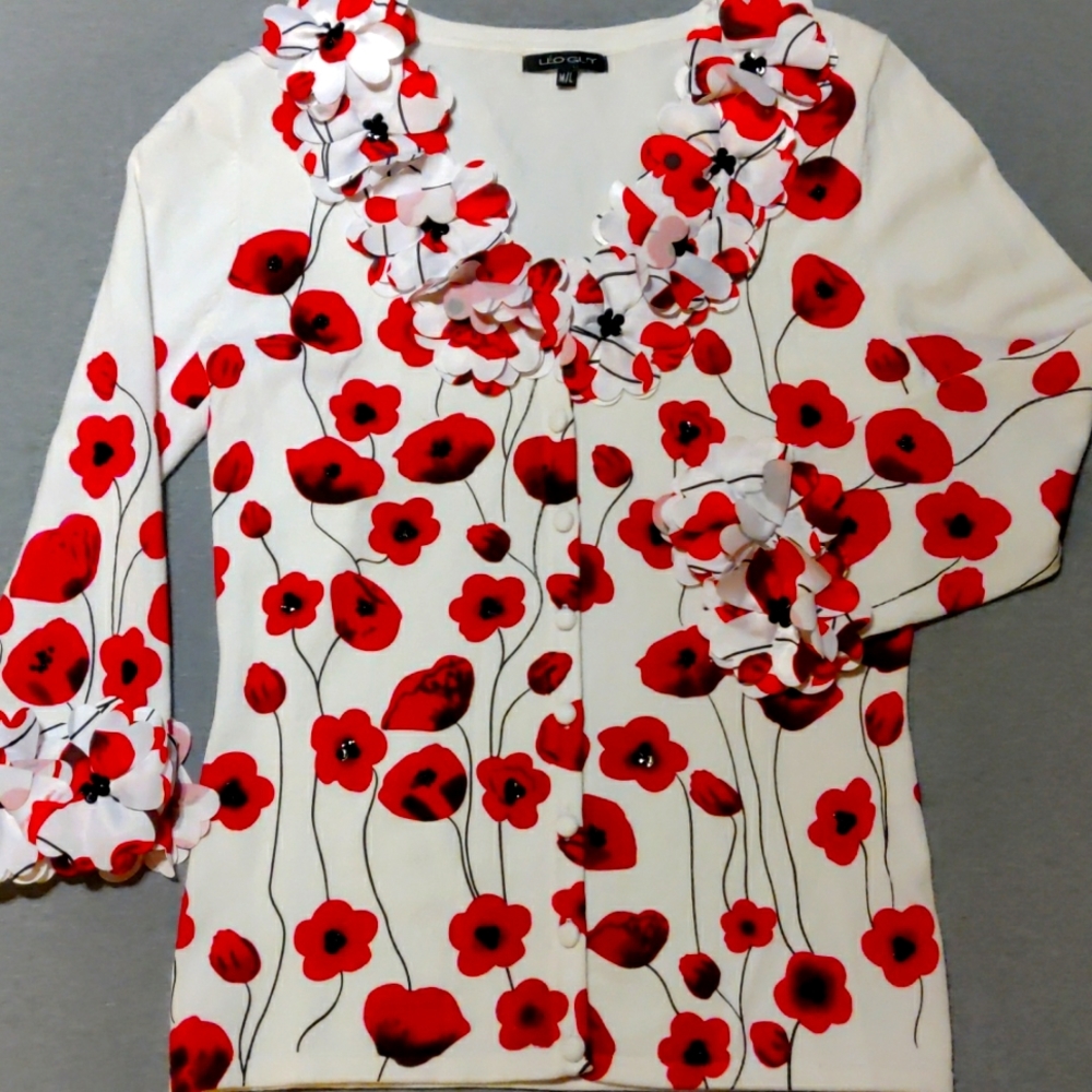 Poppy 3/4 knit top by Léo Guy